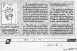 Huevo de medusa  [artículo].