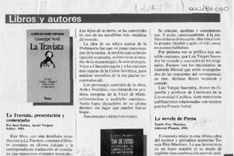 Libros y autores  [artículo].