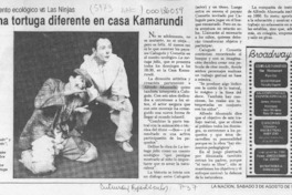 Una Tortuga diferente en casa Kamarundi  [artículo].