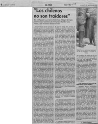 "Los chilenos no son traidores  [artículo] Rodolfo Gambetti.