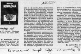 Temas de nefrología  [artículo] Gabriel Prat Alemparte.