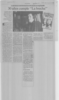 30 años cumple "La brecha"
