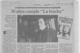 30 años cumple "La brecha"