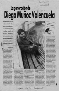 La generación de Diego Muñoz Valenzuela  [artículo] Faride Zerán.