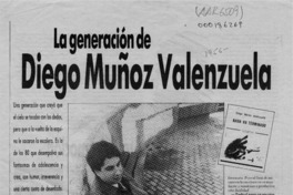 La generación de Diego Muñoz Valenzuela  [artículo] Faride Zerán.