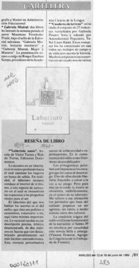 Reseña de libro  [artículo].