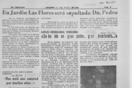 "Nos unió una amistad por muchos años -- "