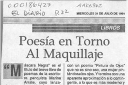 Poesía en torno al maquillaje  [artículo].