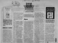 Gobernar es educar  [artículo] Carlos Olivárez.