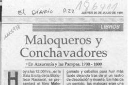 Maloqueros y conchavadores  [artículo].