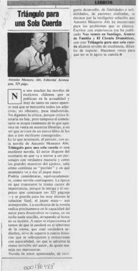 Triángulo para una sola cuerda  [artículo].