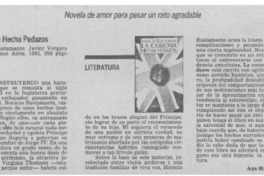 La corona hecha pedazos