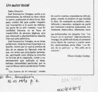 Un autor local  [artículo] Eliana Godoy Godoy.
