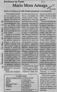 Mario Mora Arteaga  [artículo] Carib.