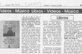 Libros  [artículo].