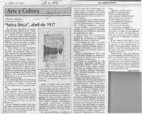 "Selva lírica", abril de 1917  [artículo] Julio Hurtado.