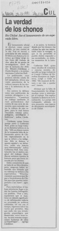 La Verdad de los chonos