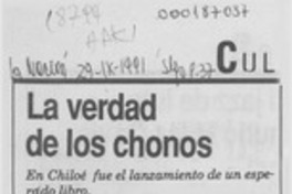 La Verdad de los chonos