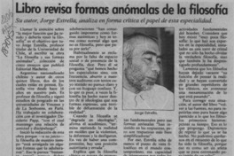 Libro revisa formas anómalas de la filosofía