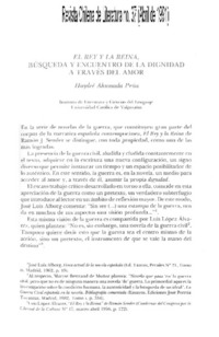 El rey y la reina, búsqueda y encuentro de la dignidad a través del amor