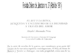 El rey y la reina, búsqueda y encuentro de la dignidad a través del amor