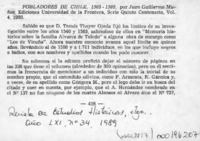 Pobladores de Chile 1566-1580