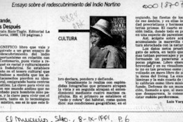 Norte grande, 500 años después  [artículo] Luis Vargas Saavedra.