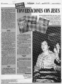 Conversaciones con Jesús  [artículo] Juan Guillermo Prado O.