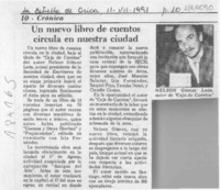 Un Nuevo libro de cuentos circula en nuestra ciudad  [artículo].