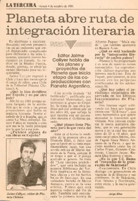 Planeta abre ruta de integración literaria