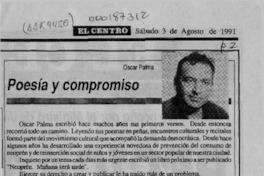Poesía y compromiso  [artículo].