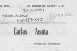 Carlos Acuña