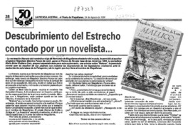 Descubrimiento del Estrecho contado por un novelista --  [artículo].