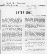 Inter Nos  [artículo] Enrique Neiman.