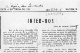 Inter Nos  [artículo] Enrique Neiman.