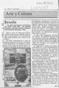 Reseña  [artículo] E. U.