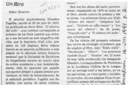 Silvestre Fugellie, "El silencio del indio"  [artículo] José Arraño Acevedo.