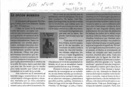 La opción morbosa  [artículo] R. P.