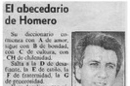 El abecedario de Homero