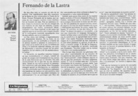 Fernando de la Lastra