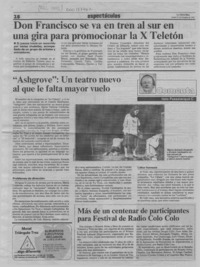 "Ashgrove", un teatro nuevo al que le falta mayor vuelo  [artículo] Italo Passalacqua C.