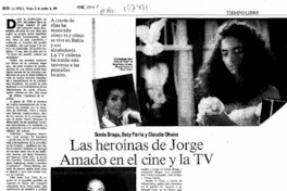 Las Heroínas de Jorge Amado en el cine y la TV  [artículo].