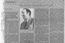 El "Canto General" en inglés  [artículo] Oscar Hahn.