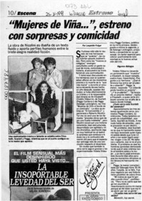 "Mujeres de Viña -- ", estreno con sorpresas y comicidad