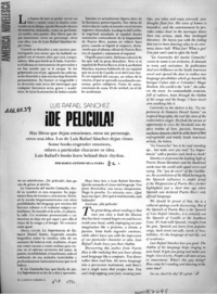 De película!  [artículo] Marco Antonio de la Parra.