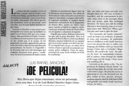 De película!  [artículo] Marco Antonio de la Parra.