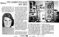 Una Carmen con algo muy Rico  [artículo].