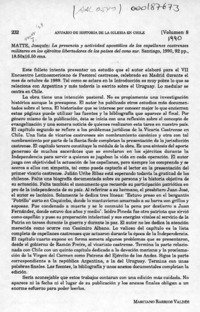 Matte, Joaquín  [artículo] Marciano Barrios Valdés.