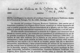 Luis Eugenio Silva  [artículo] Fidel Araneda Bravo.