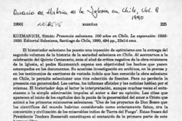 Kuzmanich, Simón  [artículo] Marciano Barrios Valdés.